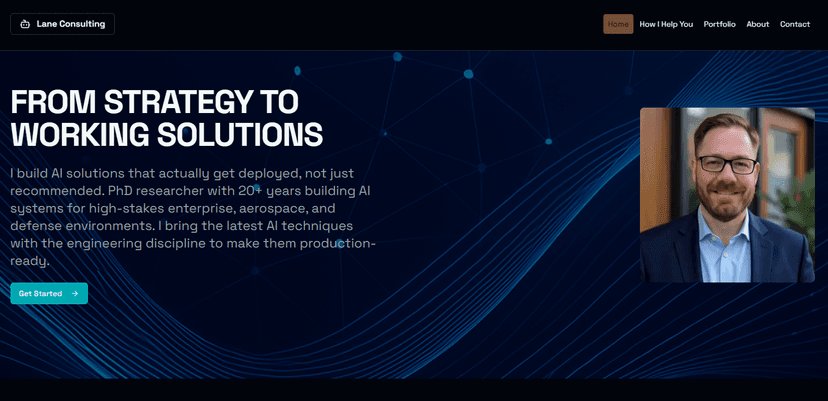 This Website - AI-Assisted Development